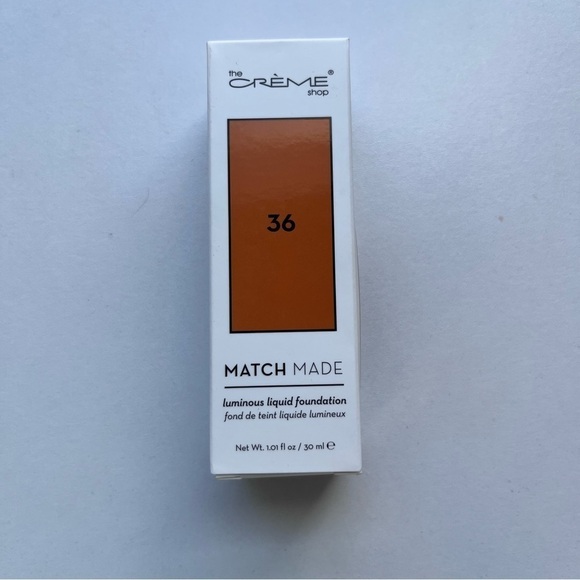New The Crème Shop Luminous Liquid Foundation Makeup. Color 36 - Picture 4 of 6